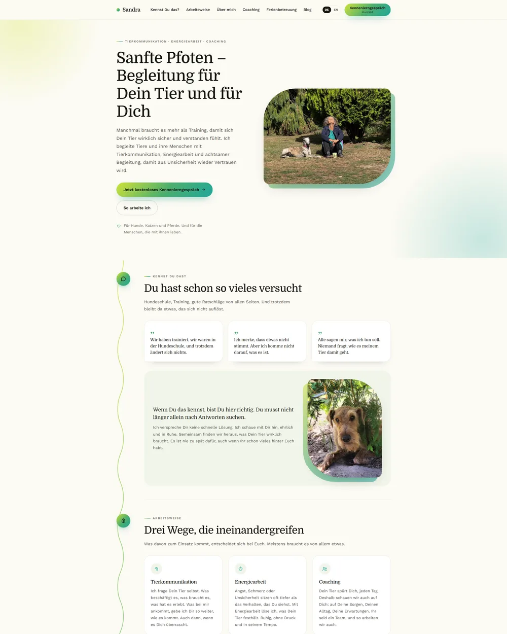 Website von Sandra Walther