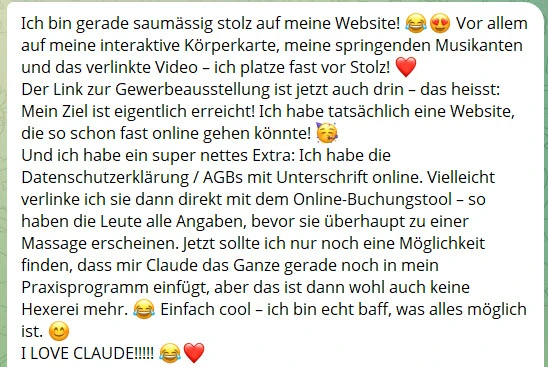 Kundenstimme per Telegram