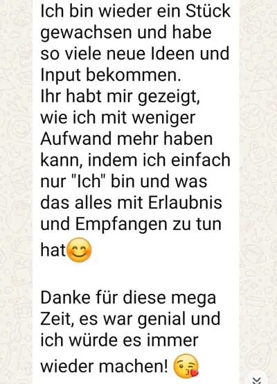 Kundenstimme per WhatsApp