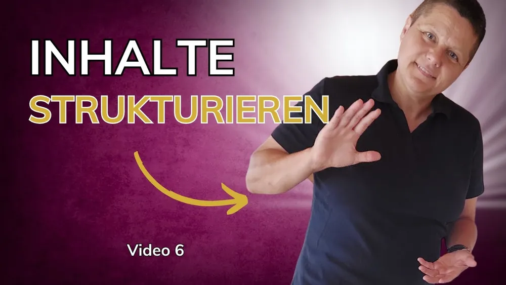 Vorschaubild: Tag 6: Inhalte planen und Struktur erstellen